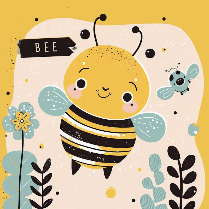INFANTIL COLEÇÃO ABELHINHAS FELIZES I BY AI POR PÂMELA STASCZAK