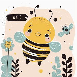 INFANTIL COLEÇÃO ABELHINHAS FELIZES II BY AI POR PÂMELA STASCZAK