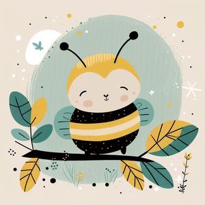 INFANTIL COLEÇÃO ABELHINHAS FELIZES III BY AI POR PÂMELA STASCZAK