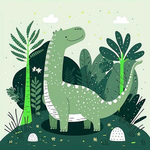 DINOSSAURO EM AVENTURA JURÁSSICA I - INFANTIL BY AI POR PÂMELA STASCZAK
