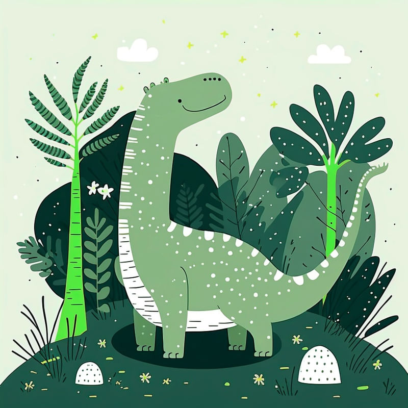 DINOSSAURO EM AVENTURA JURÁSSICA I - INFANTIL BY AI POR PÂMELA STASCZAK