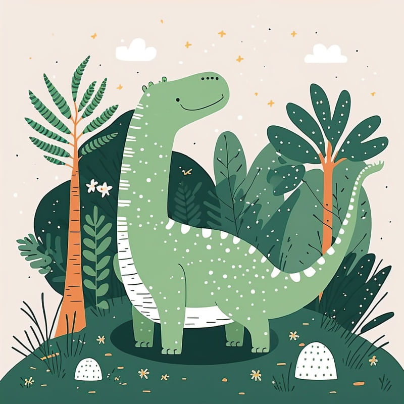 DINOSSAURO EM AVENTURA JURÁSSICA II - INFANTIL BY AI POR PÂMELA STASCZAK