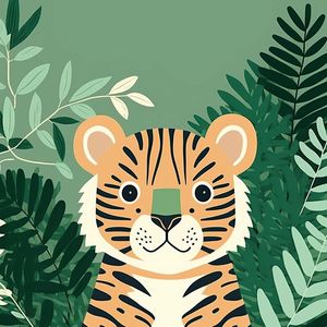 TIGRE AVENTUREIRO INFANTIL BY AI POR PÂMELA STASCZAK