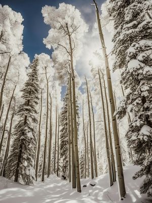 FLORESTA INVERNO I BY AI POR PÂMELA STASCZAK