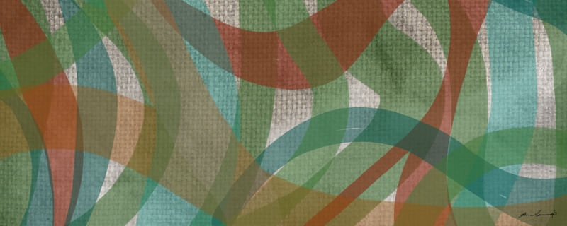 ABSTRATO EM TELA E CURVAS