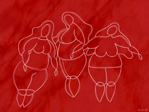 TRÊS MULHERES EM BRANCO