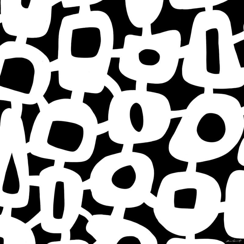 CÉLULAS QUADRADA BRANCO E PRETO