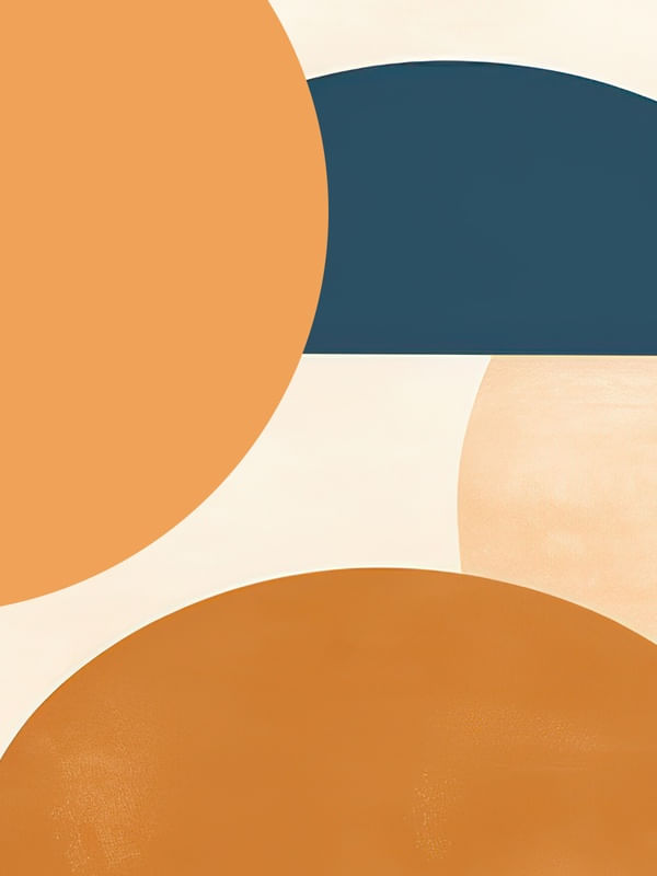 APRICOT COLOR ABSTRATO V