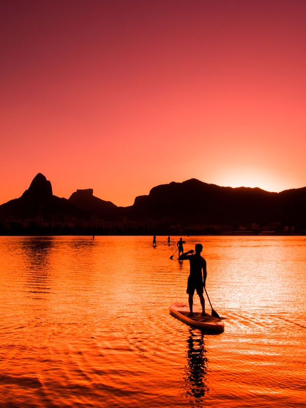 SUP NA LAGOA DO RIO DE JANEIRO