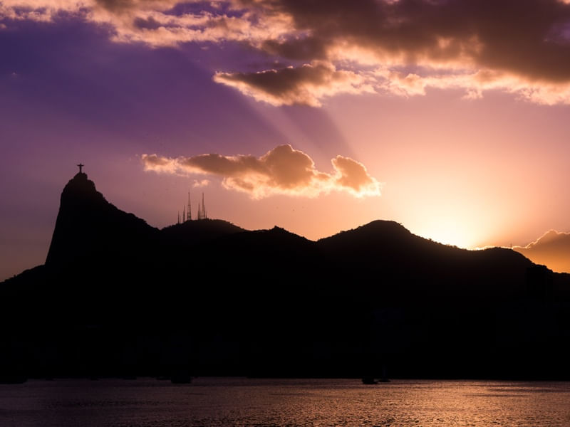 PÔR DO SOL CORCOVADO