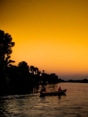 BARCO NO PÔR DO SOL - DUPLA 1