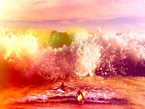 SURFISTAS E ONDAS