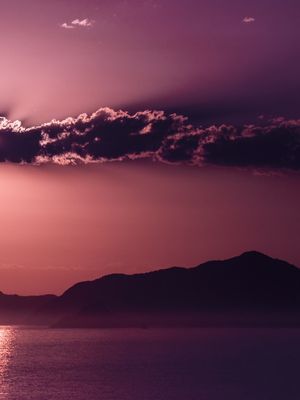 DÍPTICO 2 - NUVEM NO PÔR DO SOL