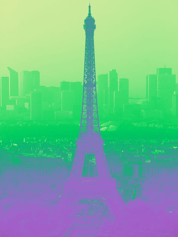 TORRE EIFFEL COLORIDA 2