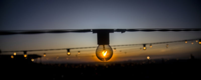 LUZ NO PÔR DO SOL