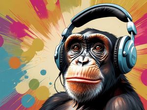 CHIMPANZÉ POP ART BY AI