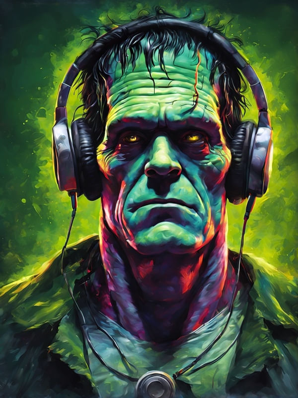 FRANKENSTEIN EM ARTE BY AI