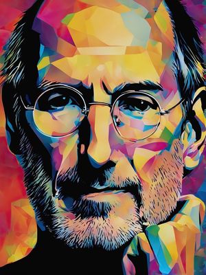 STEVE JOBS EM ARTE BY AI