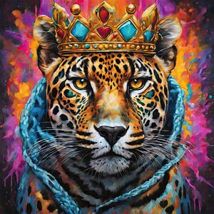 ONÇA PINTADA REI BY AI