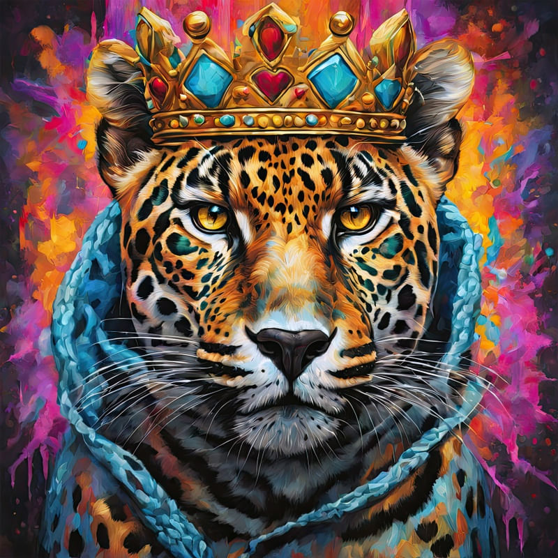 ONÇA PINTADA REI BY AI