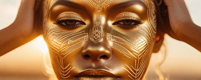 FACE DOURADA BY AI