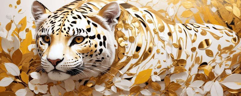 ONÇA PINTADA DE OURO BY AI