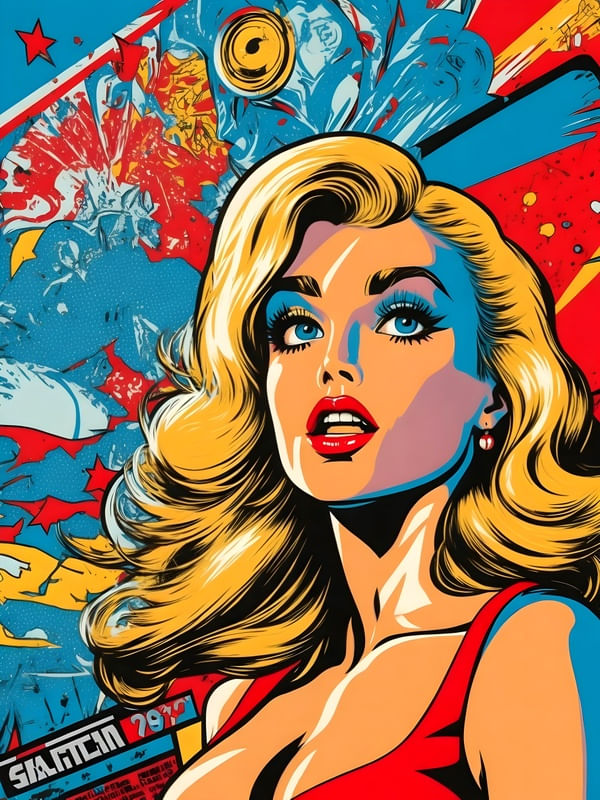WOMEN POP ART IV BY AI
