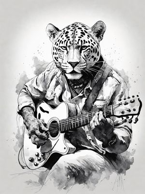 ONÇA PINTADA MUSICAL BY AI