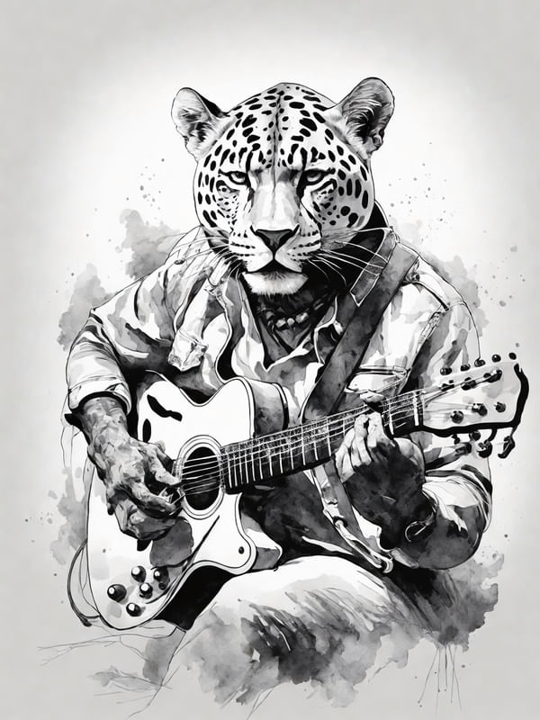 ONÇA PINTADA MUSICAL BY AI