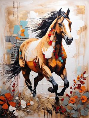 CAVALO EM ARTE BY AI