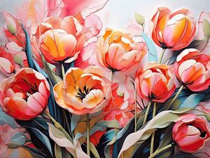 TULIPAS EM ARTE BY AI