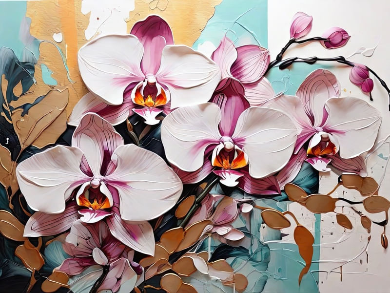 ORQUÍDEA EM ARTE BY AI