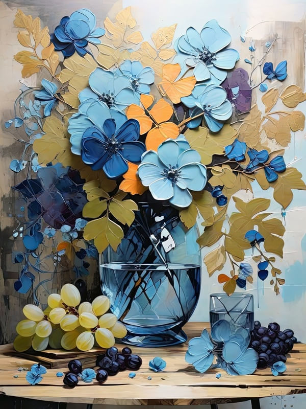 FLORES EM VASO II BY AI