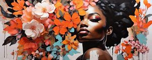 BELEZA E FLORES I BY AI