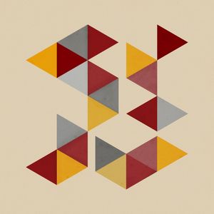 GEOMÉTRICO TRÊS PONTAS RETRÔ