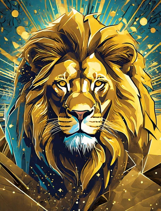 LION DOURADO 1 BY IA