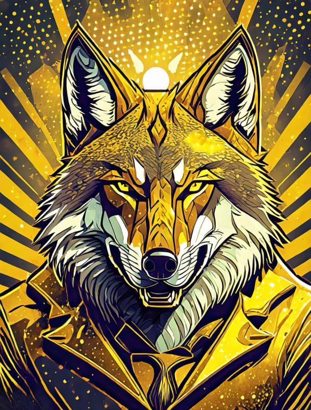 LOBO DOURADO BY AI
