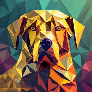 DOG GOLD BY AI