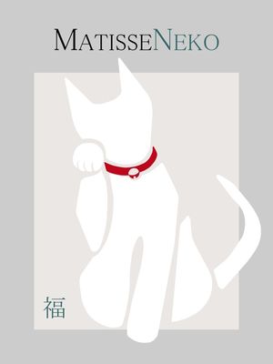 GATO DA SORTE MANEKINEKO MATISSE BRANCO FELICIDADE