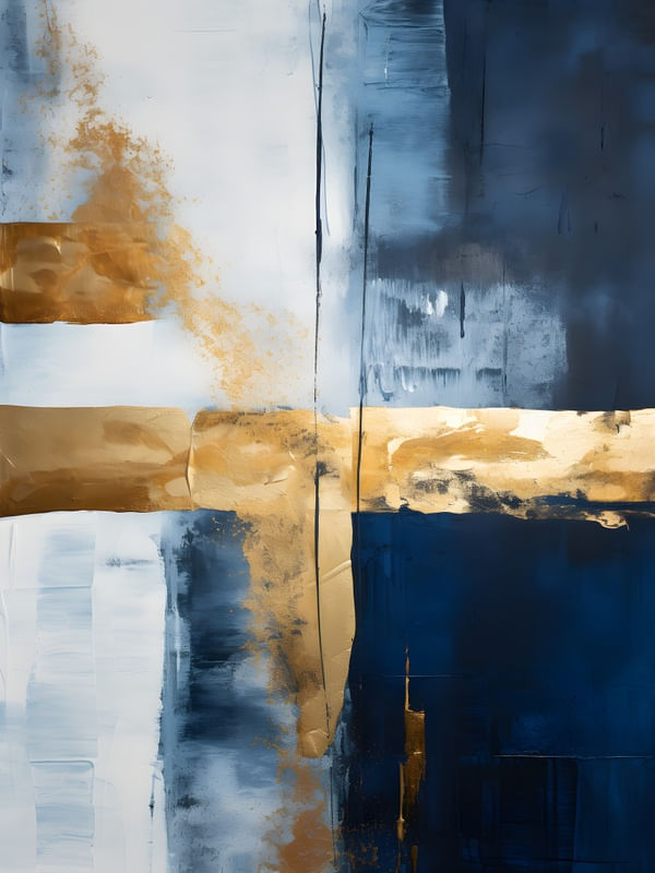 ABSTRACT GOLD - 35A BY AI