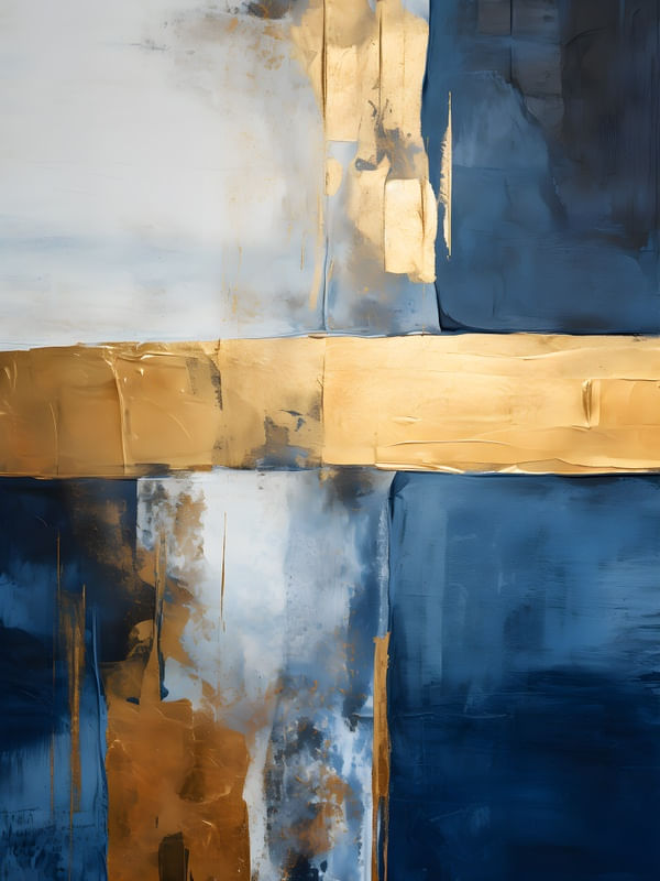 ABSTRACT GOLD - 36A BY AI