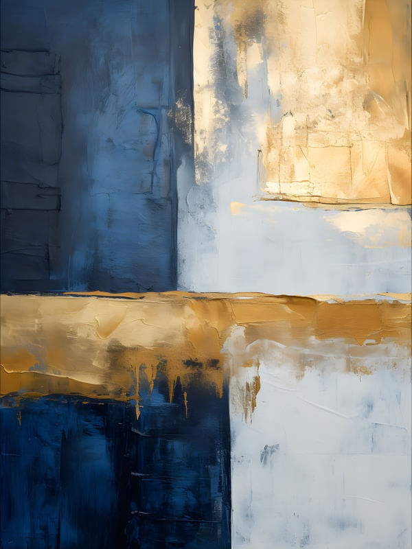 ABSTRACT GOLD - 37A BY AI