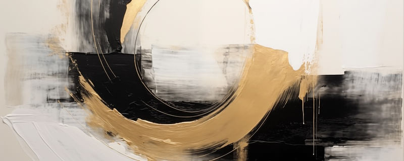 ABSTRACT GOLD - 61A BY AI