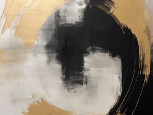 ABSTRACT GOLD - 64A BY AI