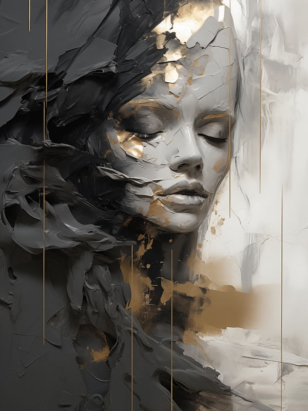 ABSTRACT FACE - 21A BY AI