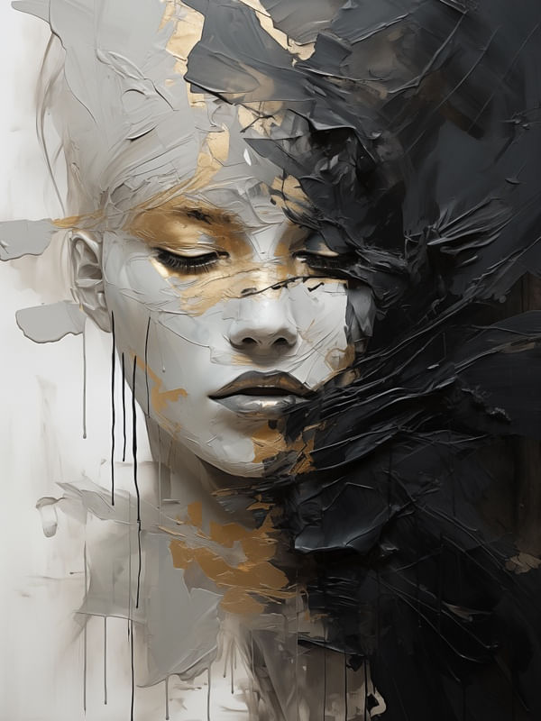 ABSTRACT FACE - 22A BY AI