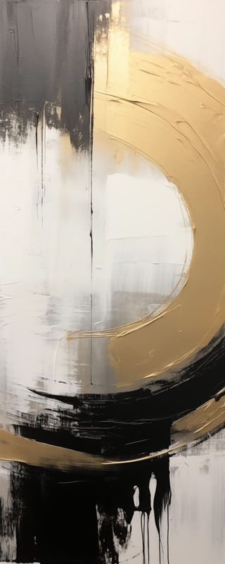 ABSTRACT GOLD - 40A BY AI