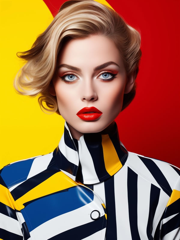 POP ART-ROY LICHTENSTEIN STYLE - 03A BY AI