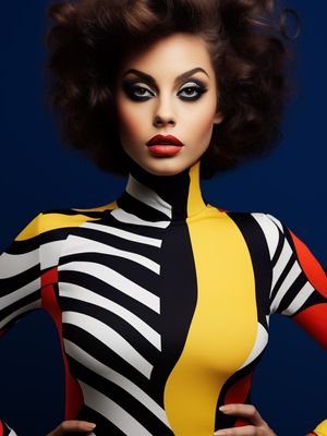 POP ART-ROY LICHTENSTEIN STYLE - 06A BY AI
