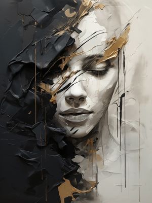 ABSTRACT FACE - 25A BY AI